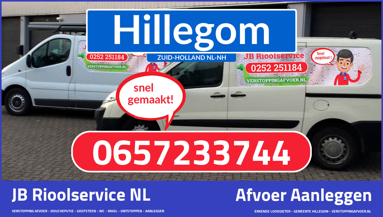Afvoer installatie in Hillegom ZH